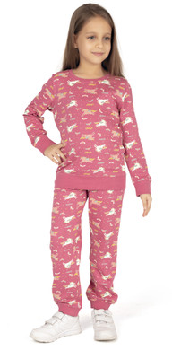 TRESNOVA Girls Casual Top Pyjama(ROSEPINK)