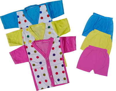 ReshmaaEnter Baby Boys & Baby Girls Casual T-shirt Pyjama(C-1-2-5)