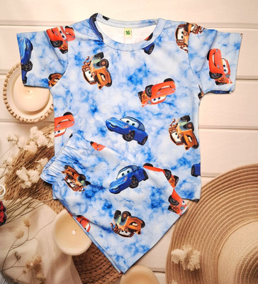 Smuktar garments Baby Boys Casual T-shirt Pant(MULTICOLOR)