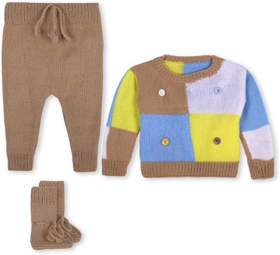 Windrop Solutions Baby Boys & Baby Girls Casual Sweater Pyjama(MULTICOLOR)