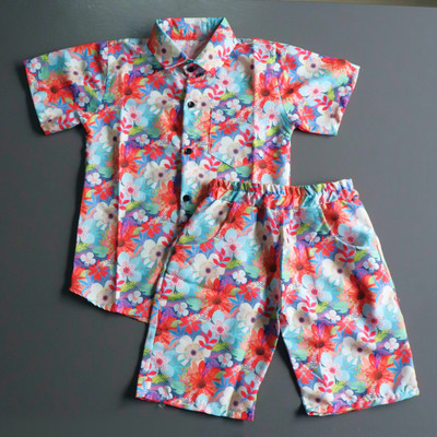 formulate Baby Boys & Baby Girls Casual Shirt Shorts(white, yellow, blue, red, green)