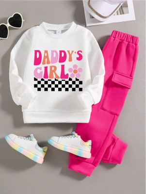 ff fun Girls Disney Princess Party(Festive) T-shirt Pant(peenk)