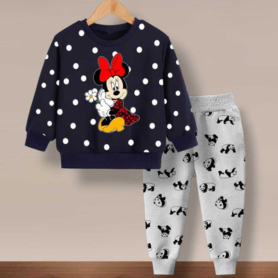FASTCRY Baby Boys & Baby Girls Casual Sweatshirt Pant(Navy,Grey)