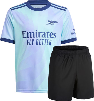 BUGOAT Boys & Girls Casual T-shirt Shorts(Blue)