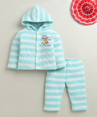 BUMZEE Baby Boys Casual Sweatshirt Pyjama(Blue)