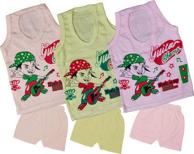 ReshmaaEnter Baby Boys & Baby Girls Casual T-shirt Shorts(A-2-3-6)