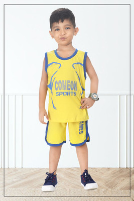 new gen Baby Boys Casual T-shirt Pant(Multicolor)