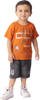 Yellowtoons Boys Casual T-shirt Shorts(Multi)