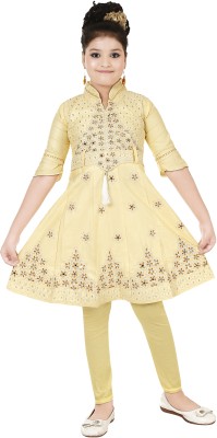 SIRIN Girls Party(Festive) Dress Legging(YELLOW)