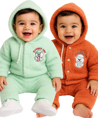 RELANE Baby Boys & Baby Girls Casual Sweater Pyjama(PISTA)