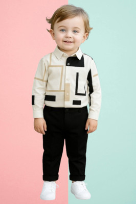 RIYANSHI Boys Casual Shirt Pant(Multicolor)