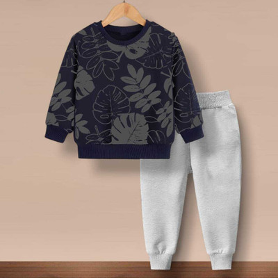 Mimmy Kids Baby Boys & Baby Girls Casual Sweatshirt Pant(Multicolor)