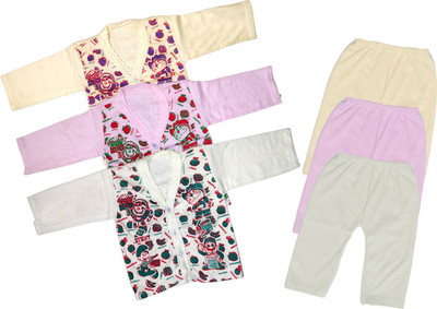 ReshmaaEnter Baby Boys & Baby Girls Casual T-shirt Pyjama(B-4-5-6)