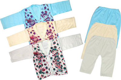 ReshmaaEnter Baby Boys & Baby Girls Casual T-shirt Pyjama(B-1-5-6)