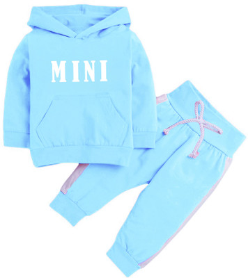 AVOVU Boys & Girls Party(Festive) Sweatshirt Sweatpant(SKYBLUE)