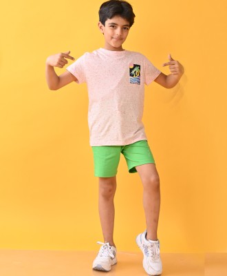 anthrilo Boys Casual T-shirt Shorts(Multicolor)