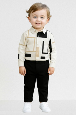 RIYANSHI Boys Casual Shirt Pant(Multicolor)