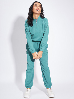 luyk Girls Casual Track Suit Trouser(Bottle Green)