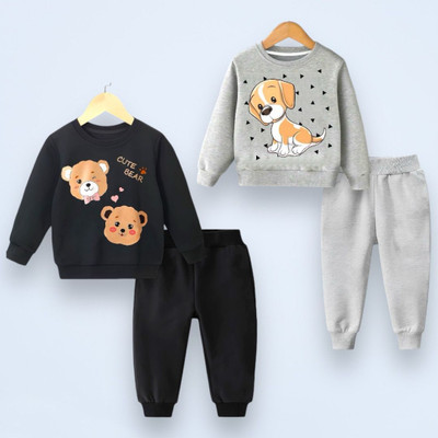 toystshirt Baby Boys & Baby Girls Casual Sweatshirt Pant(Multicolor)