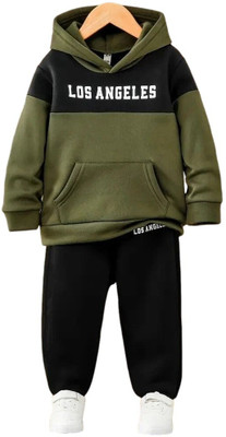 KEESOR Boys & Girls Casual Sweatshirt Sweatpant(OLIVE)