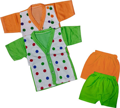 ReshmaaEnter Baby Boys & Baby Girls Casual T-shirt Shorts(C-3-4)