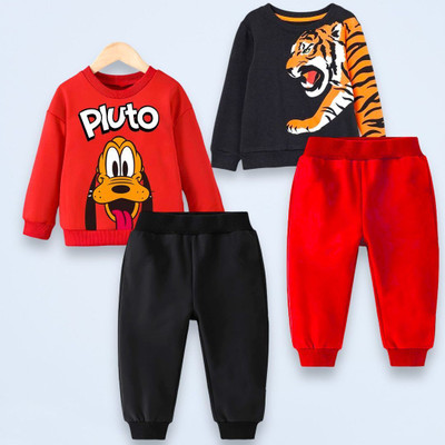 toystshirt Baby Boys & Baby Girls Casual Sweatshirt Pant(Multicolor)