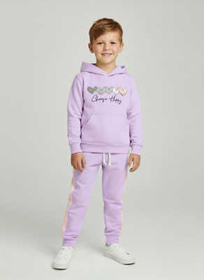 PORPY Baby Boys Casual Track Pants Sweatshirt(LAVENDER)