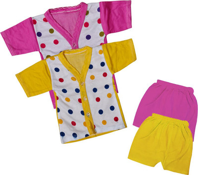 ReshmaaEnter Baby Boys & Baby Girls Casual T-shirt Shorts(C-5-6)