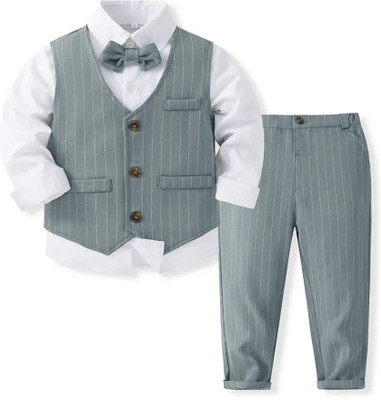 Thecaecabinpro Baby Boys Party(Festive) Waistcoat Pant(multicolor)
