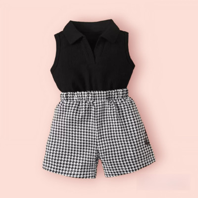 Fabmytra Boys & Girls Party(Festive) T-shirt Shorts(Black)