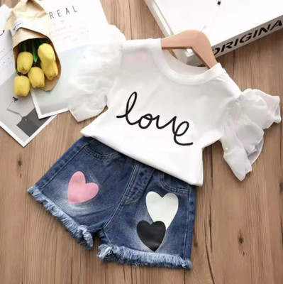 Aazzeen fashion Baby Girls Party(Festive) Top Shorts(white)