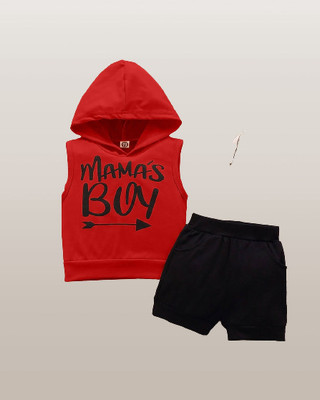Billion Boys & Girls Casual T-shirt Shorts(Red)