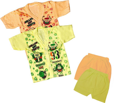 ReshmaaEnter Baby Boys & Baby Girls Casual T-shirt Shorts(E-3-4)