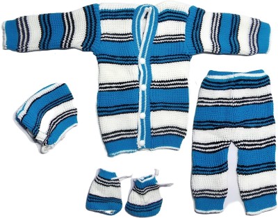 Imank Fashion Baby Boys & Baby Girls Casual Sweater Dress(Blue)