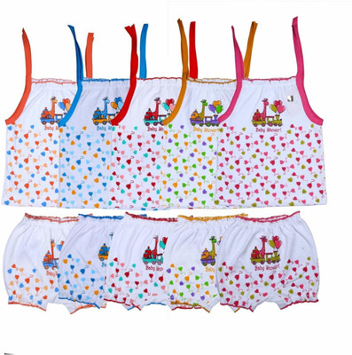 JUST TRY FASHION Baby Boys & Baby Girls Daisy Casual T-shirt Shorts(Multicolor_5)