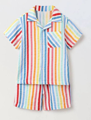 DOLZIO FAB Baby Boys & Baby Girls Casual Shirt Shorts(multi)