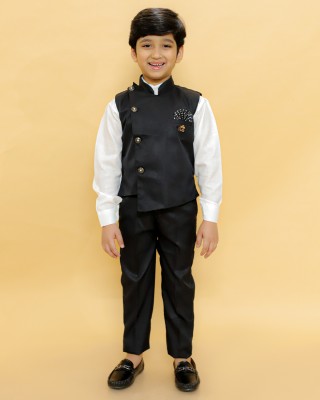 Alles Marche Boys Party(Festive) Jacket Pant(Black)