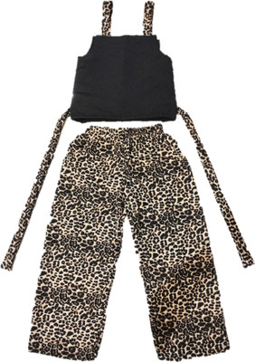 MK Fashion Girls Casual Top Pyjama(BLACK)
