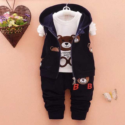 ZAFROONKIDZE Baby Boys & Baby Girls Party(Festive) Jacket Track Pants(DARK BLUE)