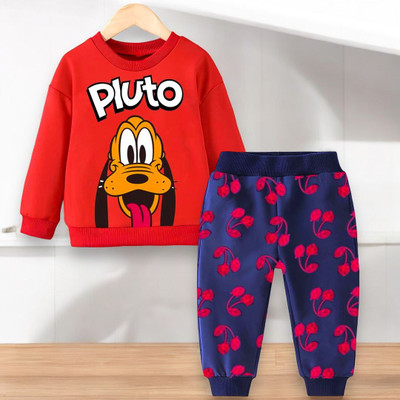 DOODEEKIDS Baby Boys & Baby Girls Casual Sweatshirt Track Pants(Multicolor)