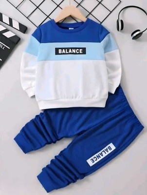 LITTLEMAMA Baby Boys Casual T-shirt Pant(blue)
