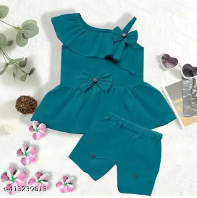 MUSKANFASHION Girls Disney Princess Party(Festive) Dress Pant(DARK GREEN)