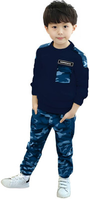 SHREE RIDDHI FASHION Boys Casual T-shirt Capri(Blue23)