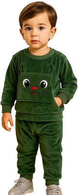 Fashiva Baby Boys Barbie Party(Festive) Pyjama T-shirt(GREEN)
