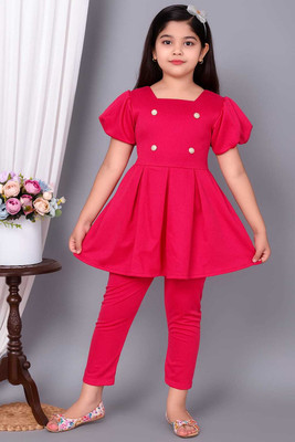 mariya Girls Party(Festive) Dress Pant(RANI PINK)