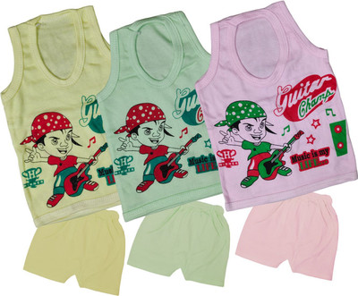 ReshmaaEnter Baby Boys & Baby Girls Casual T-shirt Shorts(A-3-4-6)