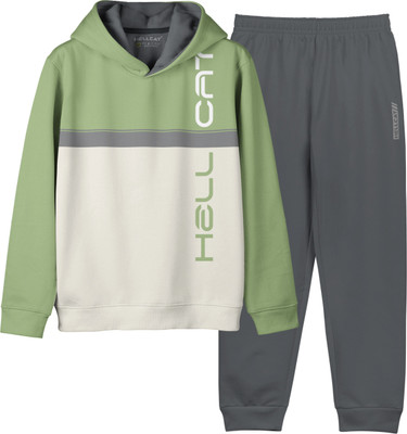 Hellcat Girls Casual Sweatshirt Track Pants(Green)