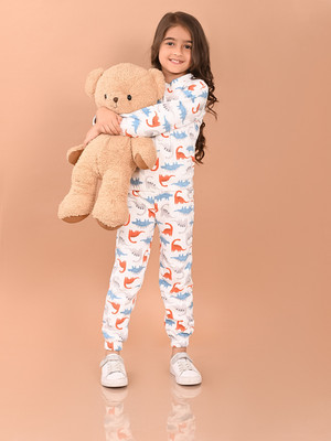 Lilpicks Girls Casual Sweatshirt Track Pants(Multi)