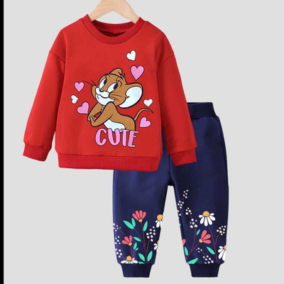 Mimmy Kids Baby Boys & Baby Girls Casual Sweatshirt Pant(Multicolor)