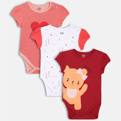 MINI KLUB Baby Girls Casual Bodysuit Bodysuit(Multi)